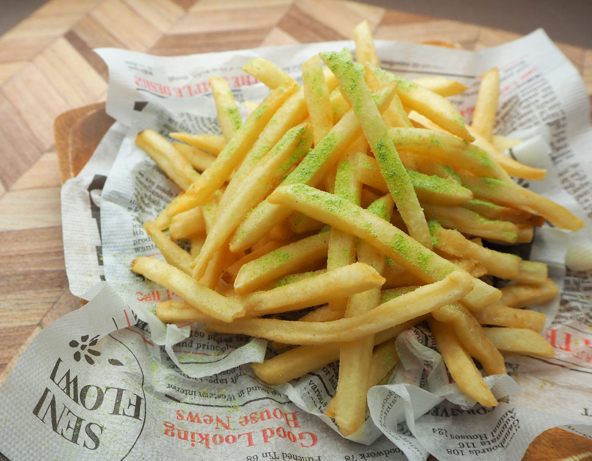 French Fries with Wasabi Salt Kinjirushi Wasabi International USA Ltd.